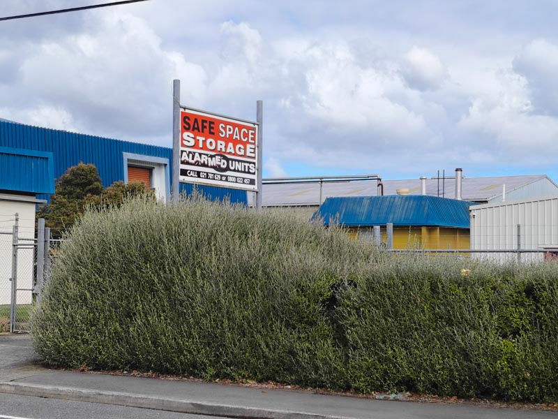 Street view of signage