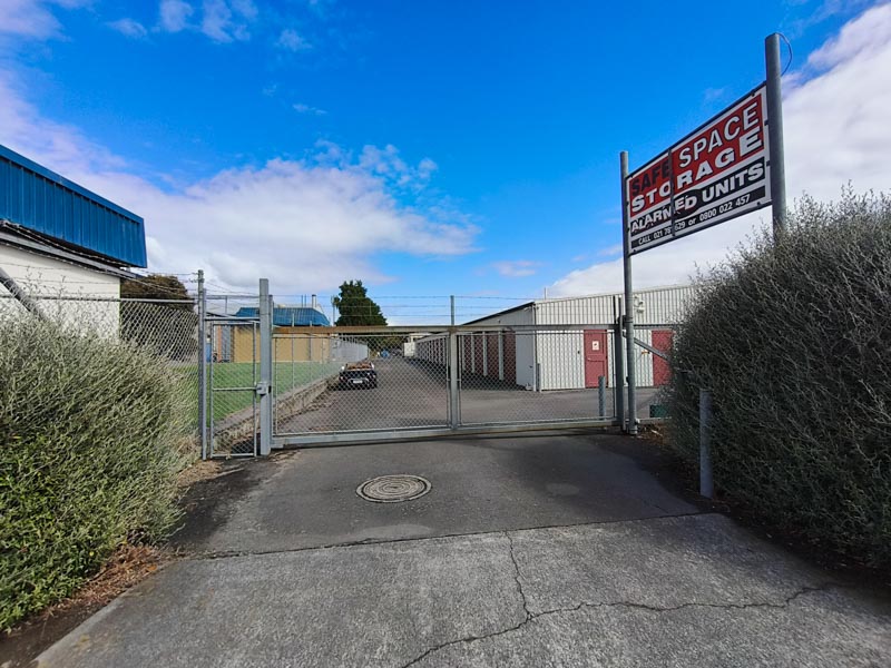 Secure gated entrance
