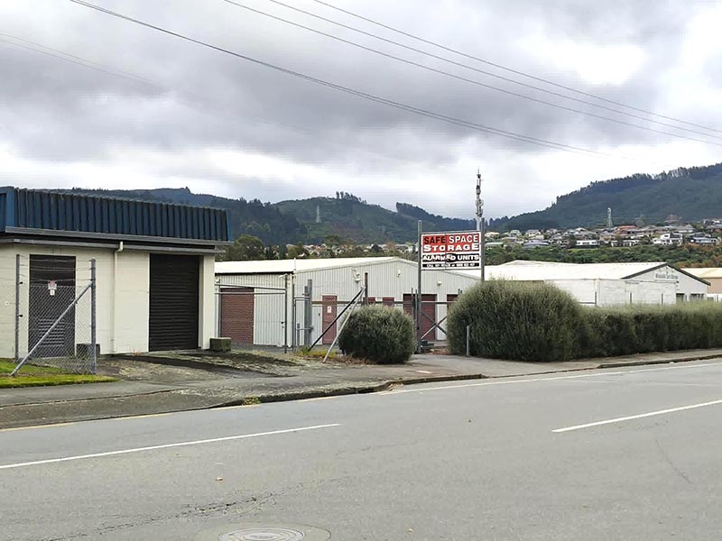 Street view east of facility